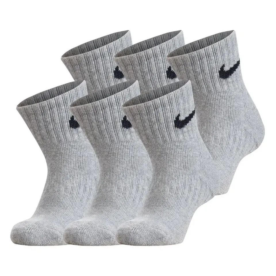 Nike Performance Basic Quarter calzini bambini grigi
