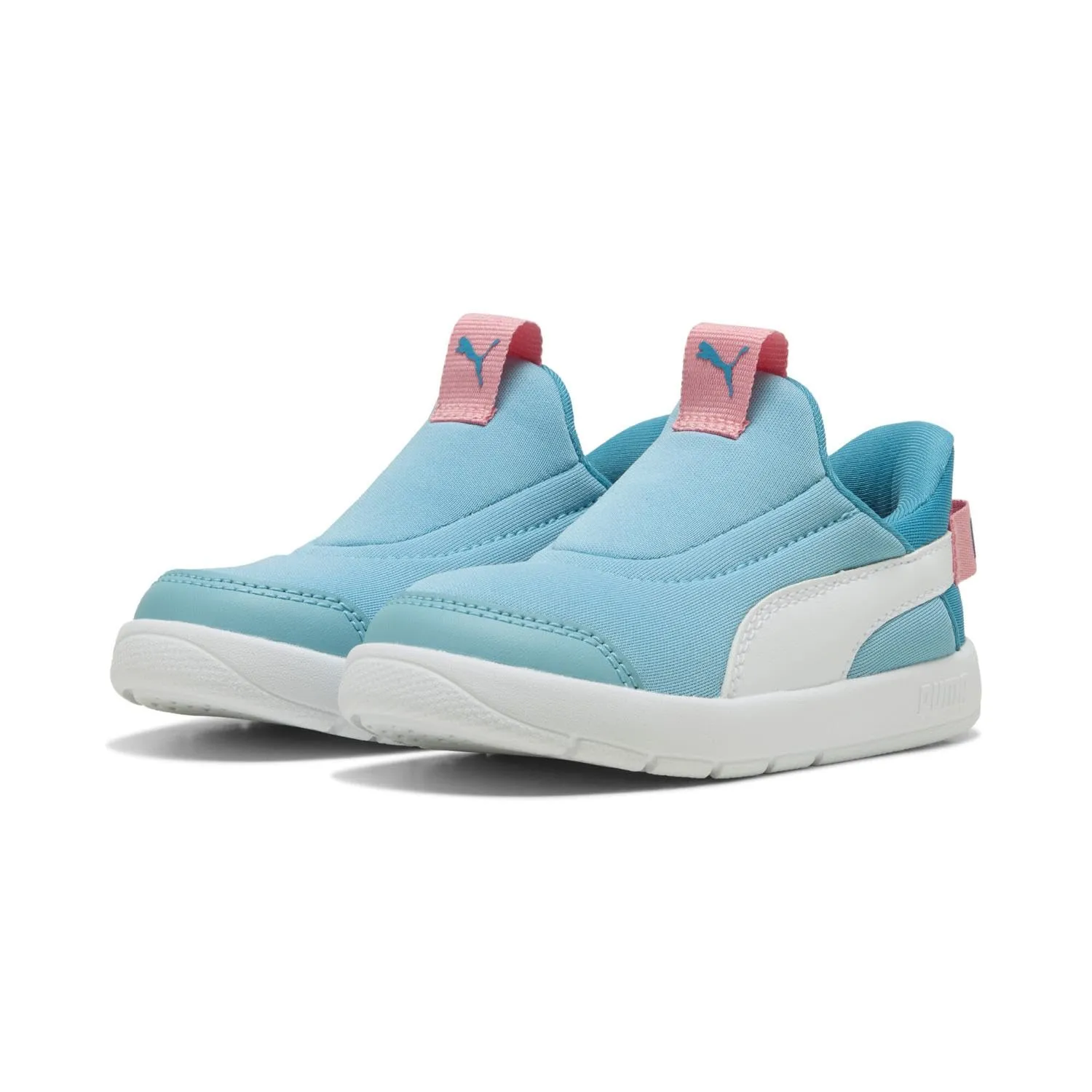 Puma Courtflex V3 Sliptech scarpe bimbo 0-24 nera