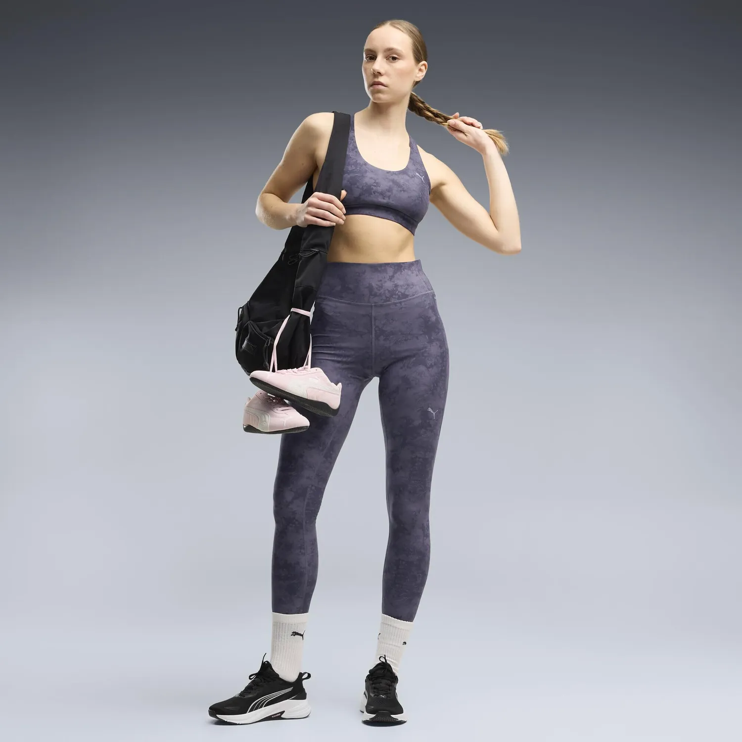 Puma Cloudspun HW FL leggings donna stampa taglia M