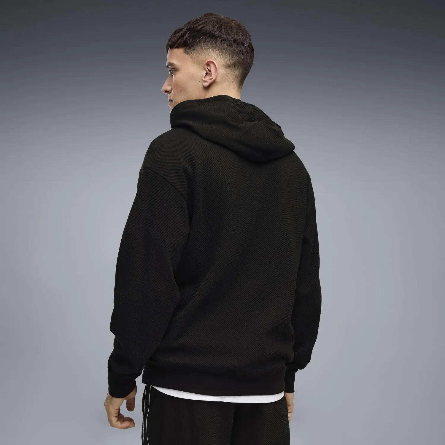 Puma Ess Elevated Relaxed felpa uomo cappuccio