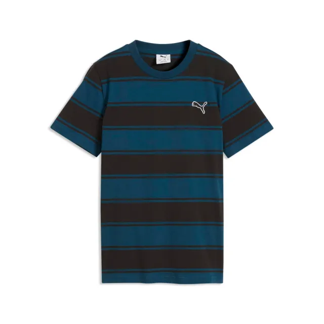 Puma Ess Elevated Striped Tee t-shirt a righe