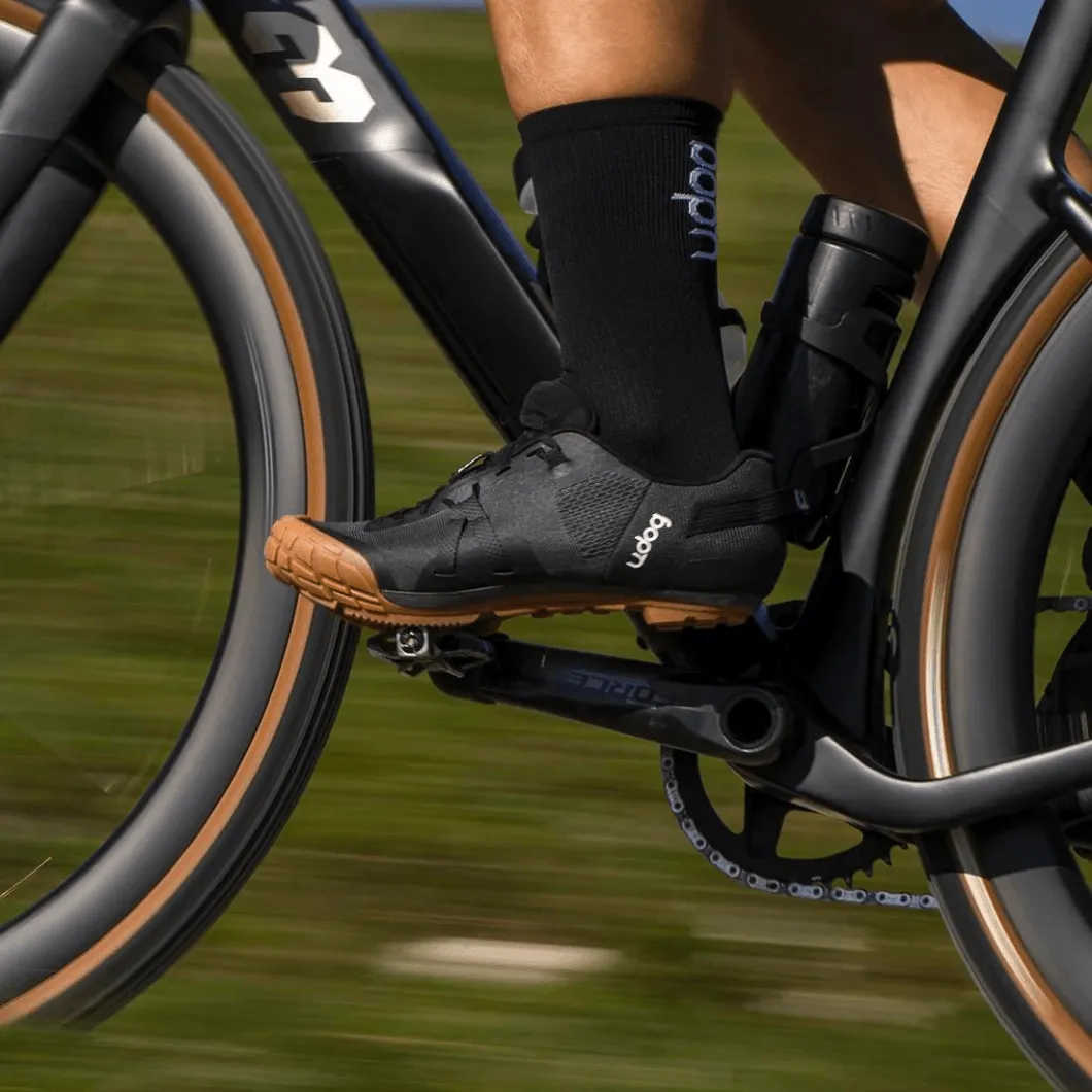 Udog Distanza Carbon scarpe gravel Cinder Black
