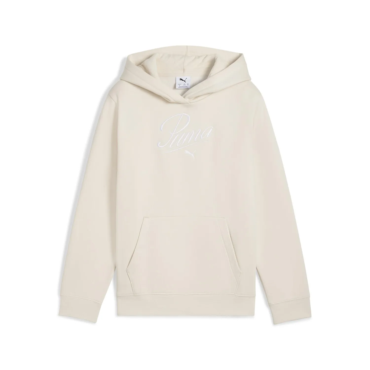 PUMA Ess Script Hoodie felpa bambina cappuccio cotone