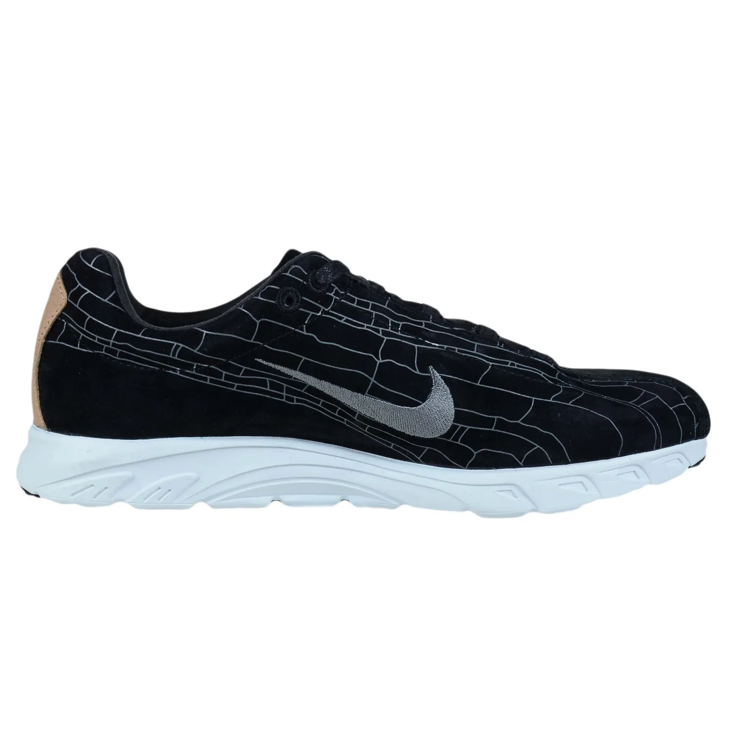 Nike Mayfly Leather PRM 816548-003 sneakers nere pelle