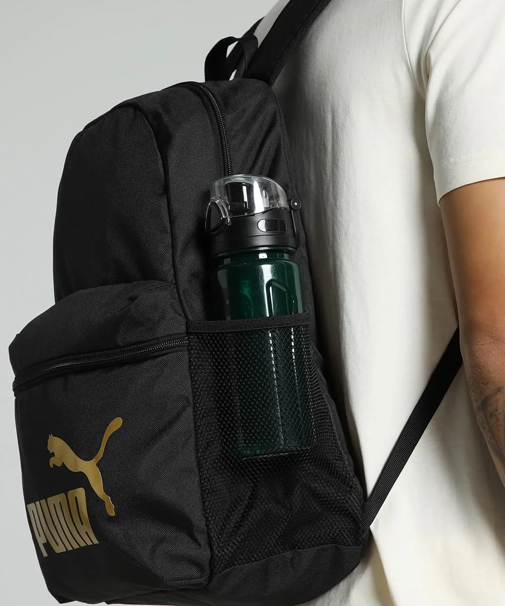 Puma Phase Backpack zaino 22L nero oro