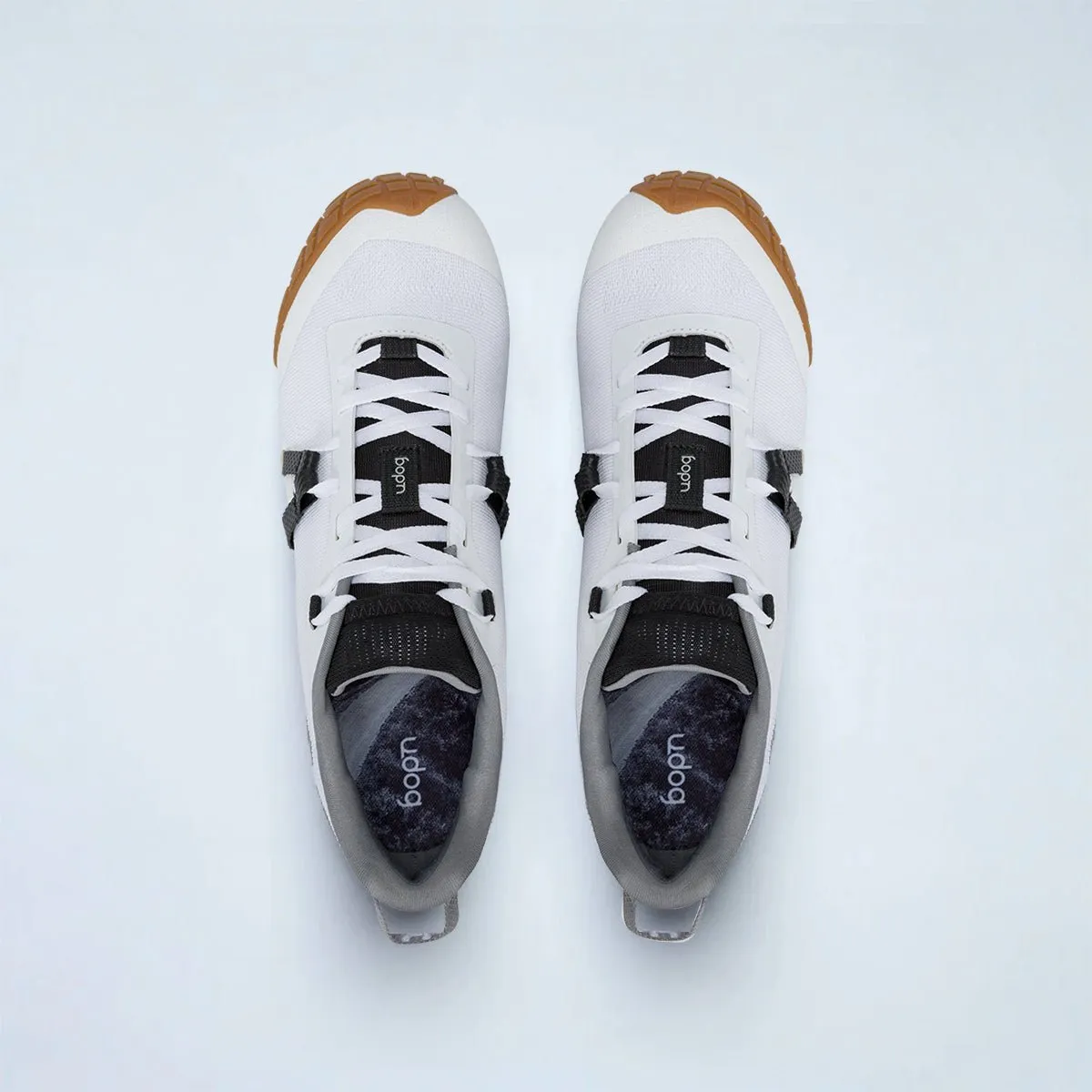 Udog Distanza scarpe gravel Total White SPD