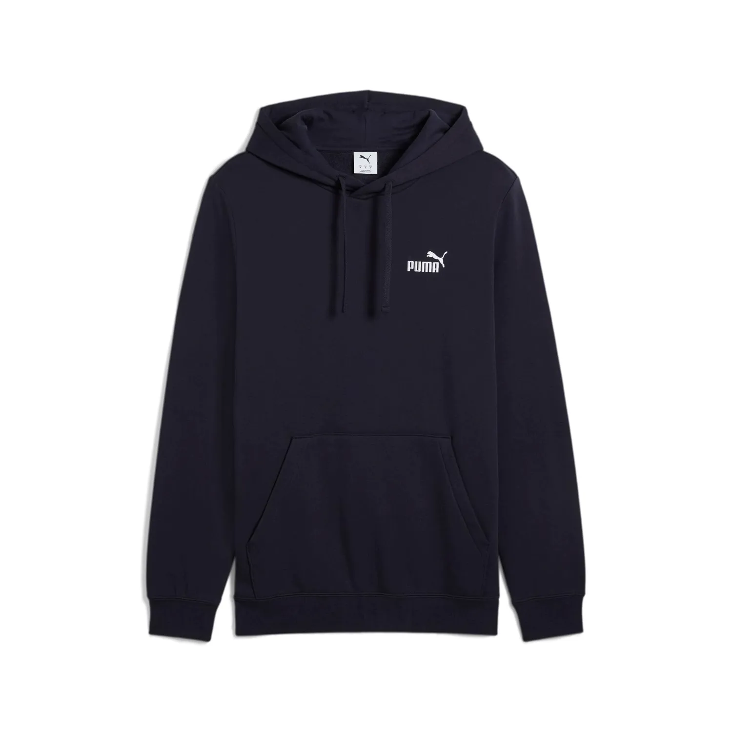 Puma Ess Small No.1 Logo felpa uomo bianca cappuccio
