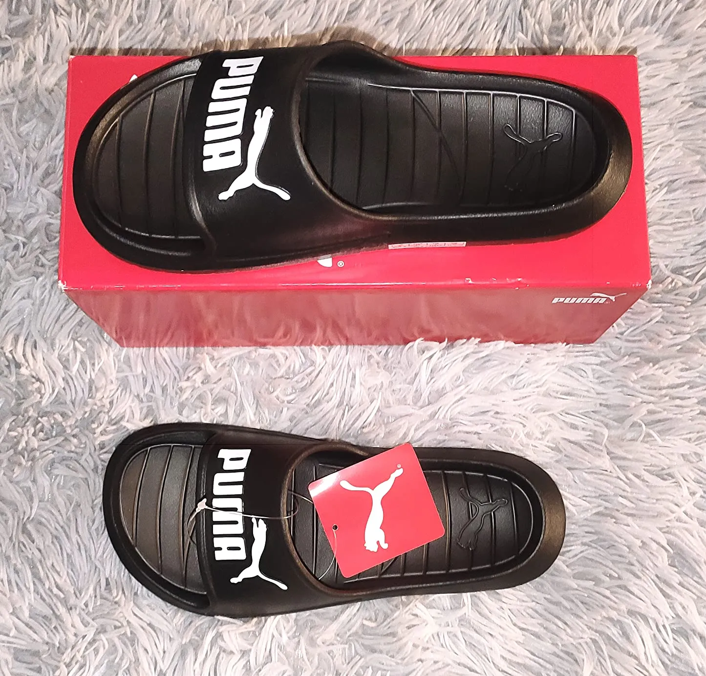 Puma Divecat V2 Ciabatte Slide Unisex Nere Morbide 39 EU