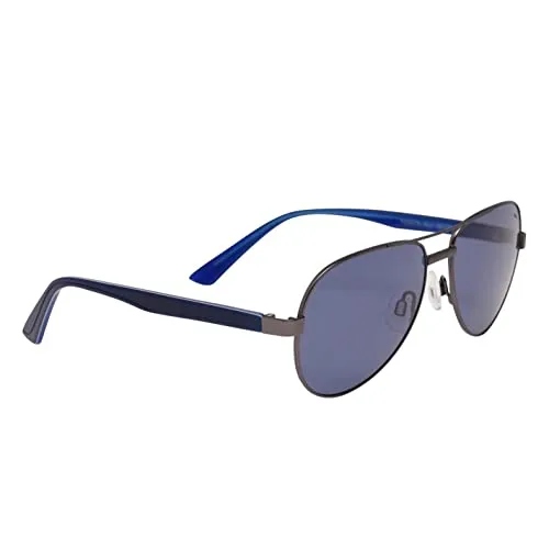 Puma PJ 0027S occhiali da sole pilota ruthenium/blue