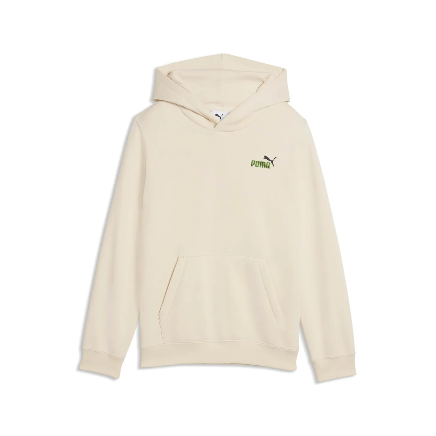 Puma Ess Logo felpa cappuccio bimbo nera calda