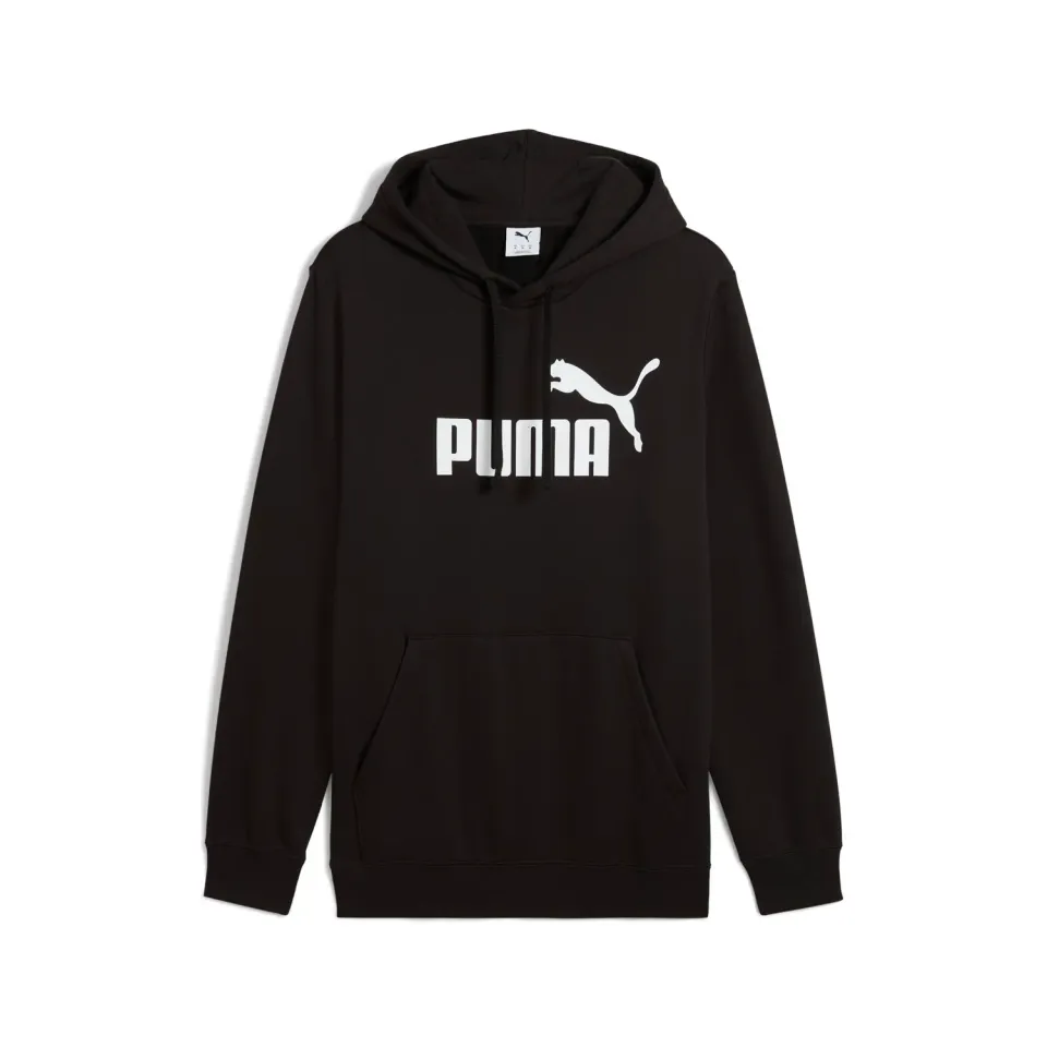 Puma ESS No.1 Logo Hoodie FL felpa con cappuccio uomo in pile