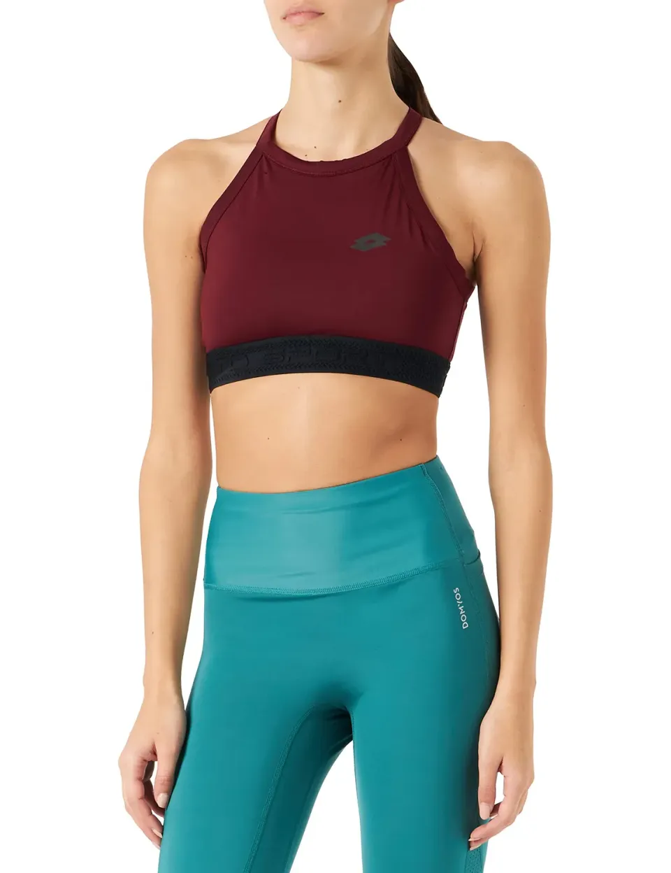 Lotto Feel-Fit High Neck top sportivo donna
