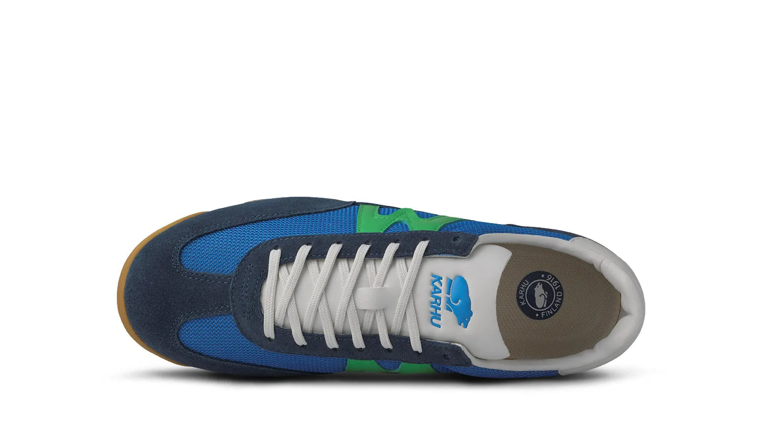 Karhu Mestari 76 sneakers Vintage Indigo Poison Green mesh