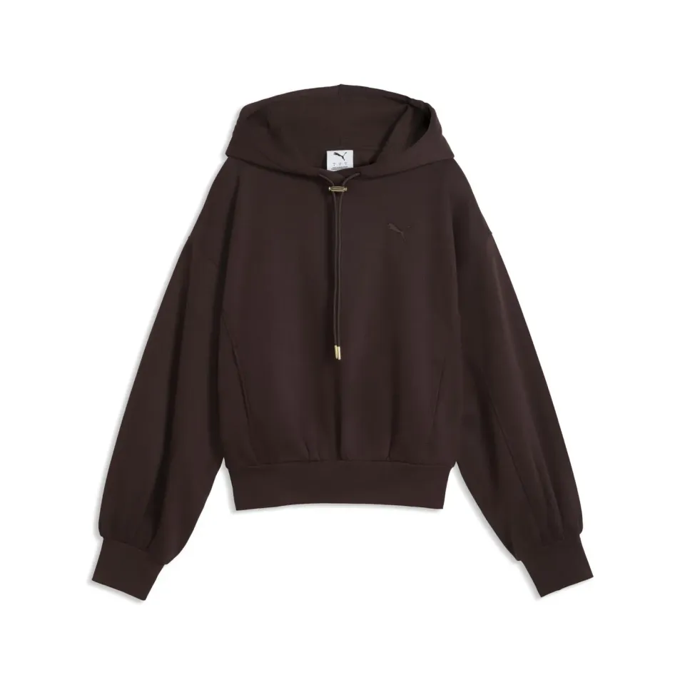 PUMA HER Relaxed FL felpa donna XS Chocolate Fondue