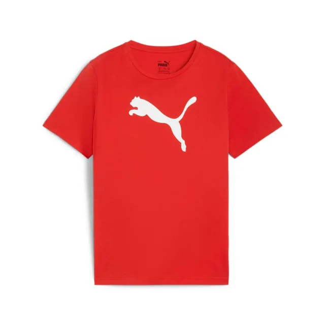 Puma Teamrise maglietta calcio bimbo 116-176 rossa cotone