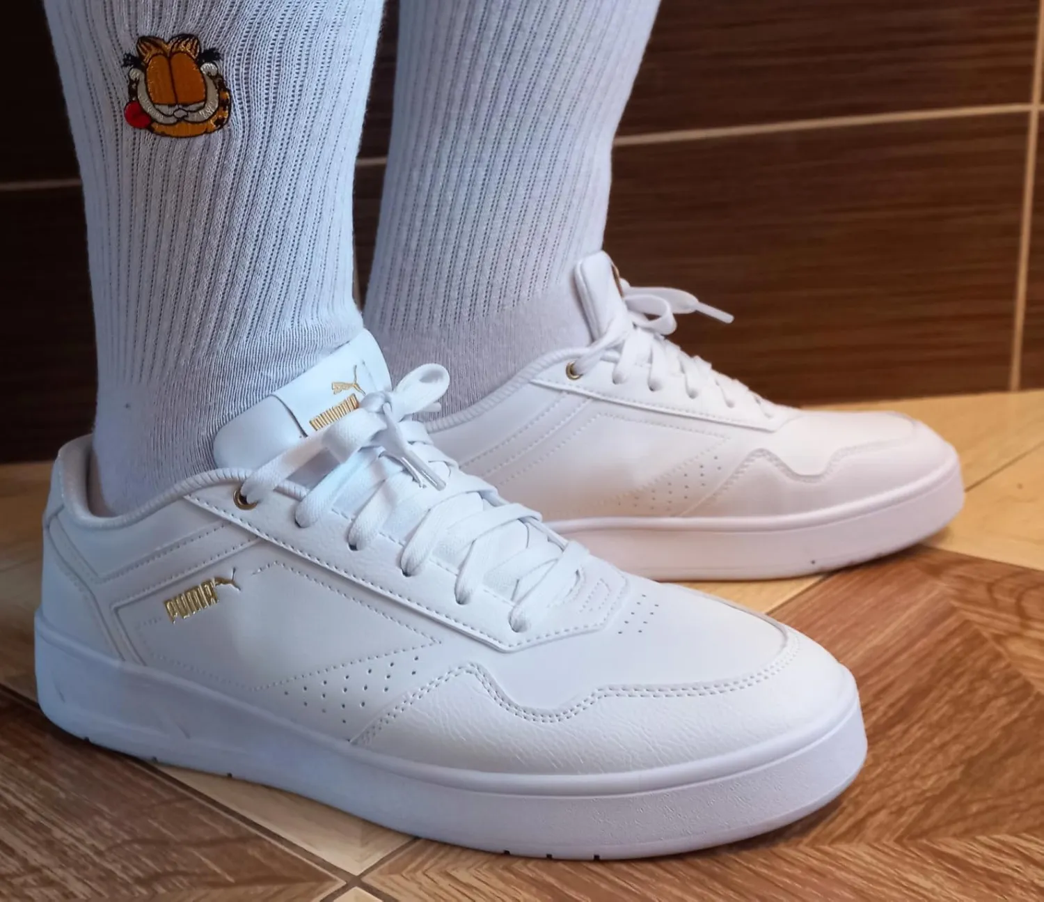 Puma Court Classic sneakers uomo bianche tennis SoftFoam+
