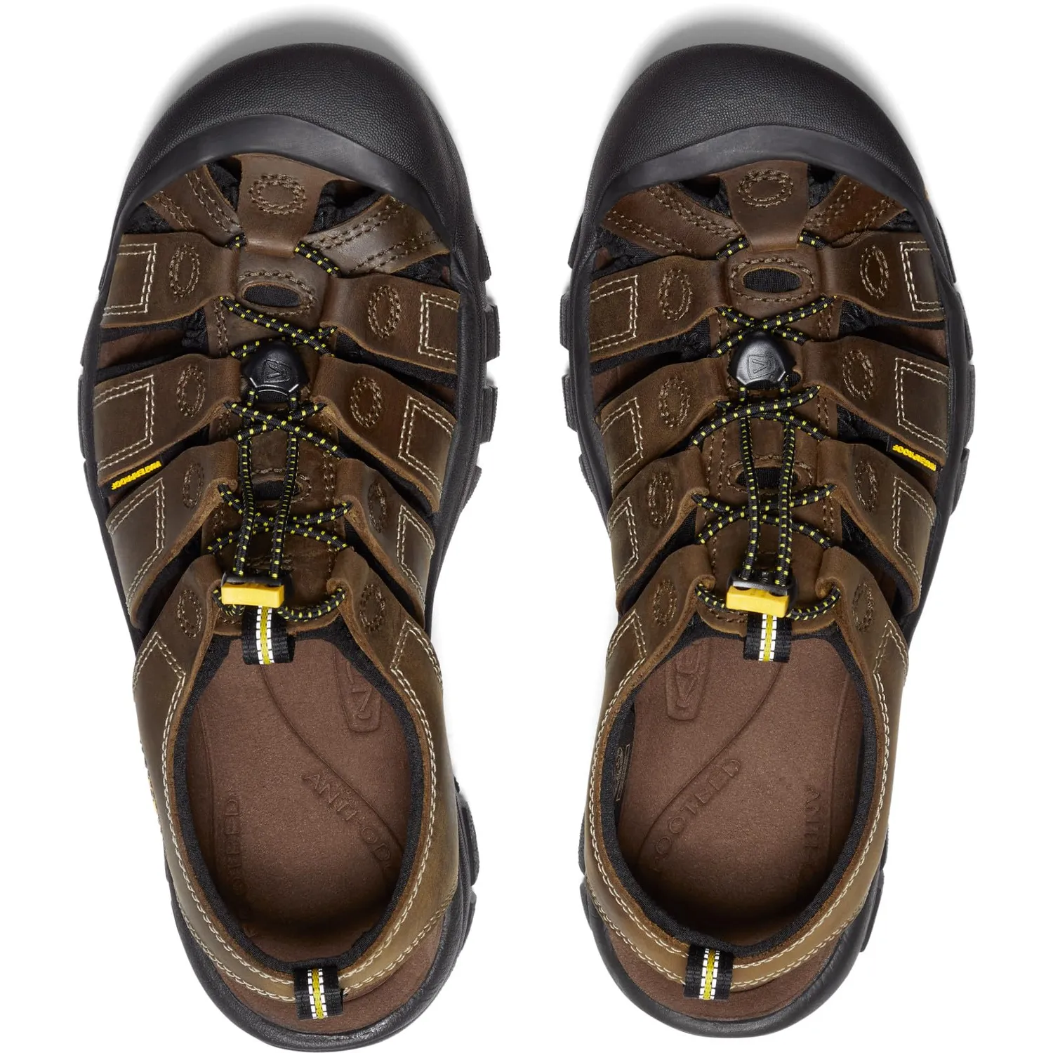 Keen Newport sandali uomo 43 EU punta chiusa pelle