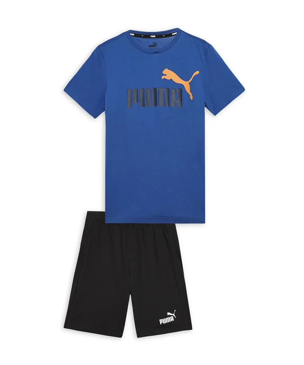 Puma Ess Tee Shorts Set tuta bimbi 3-4 anni cotone
