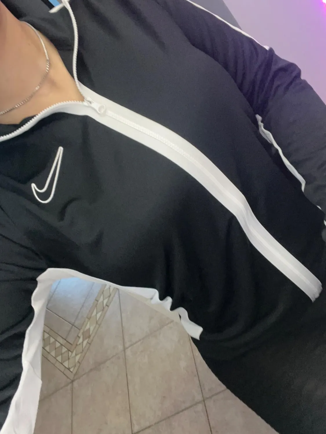 Nike Academy 23 giacca tuta donna training nera
