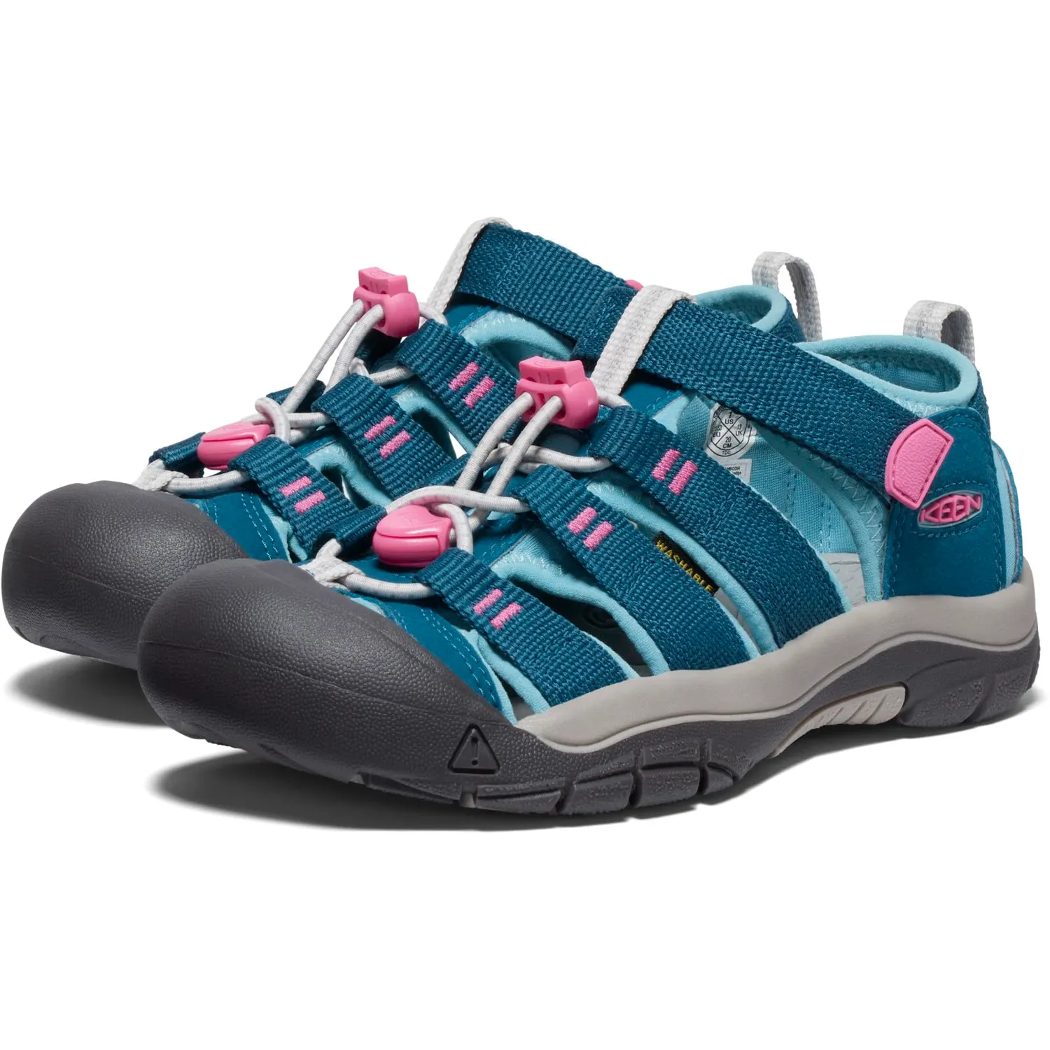 KEEN Newport sandali bimbi blu rosa 1 Little Kid