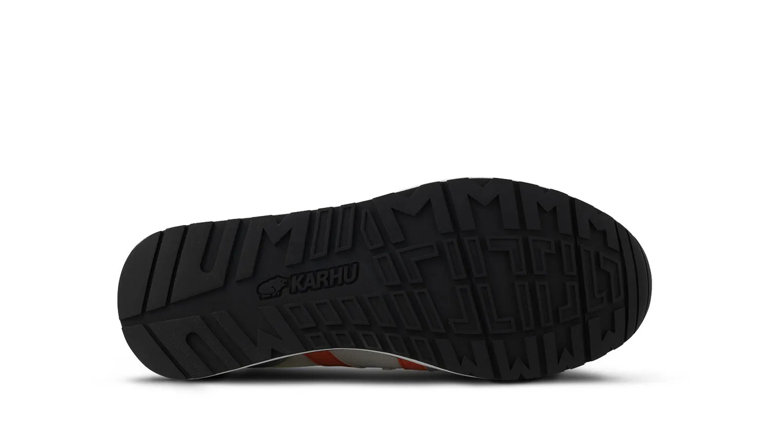 Karhu Fulcrum Star sneakers Silver Spicy Orange vegane