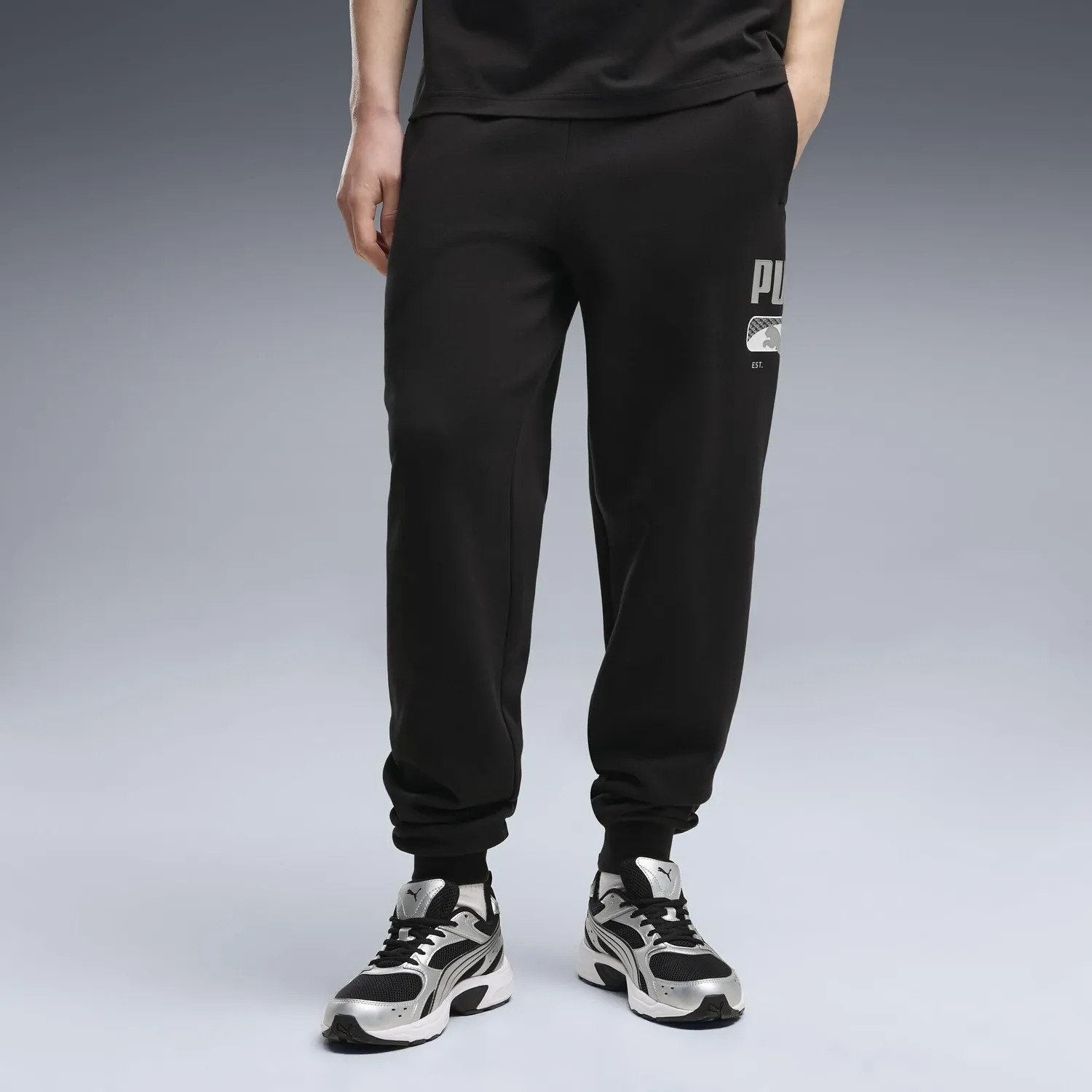 PUMA Logo Play Sweatpants pantaloni tuta XS felpa logo