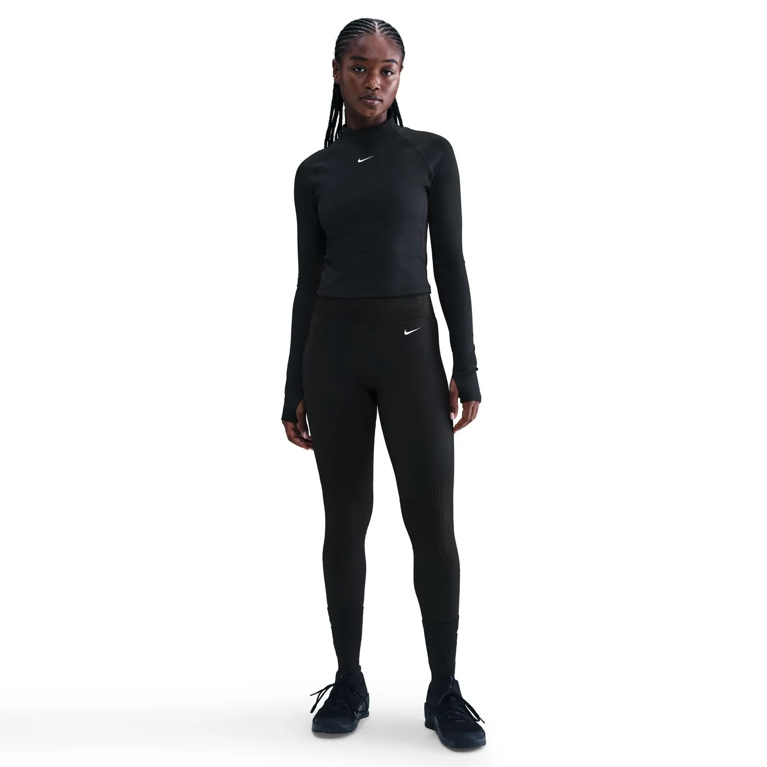Nike Pro Dri-Fit maglia maniche lunghe donna S Sweet Beet traspirante