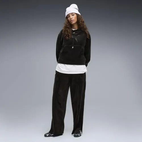 PUMA Essentials Elevated pantaloni donna S velluto