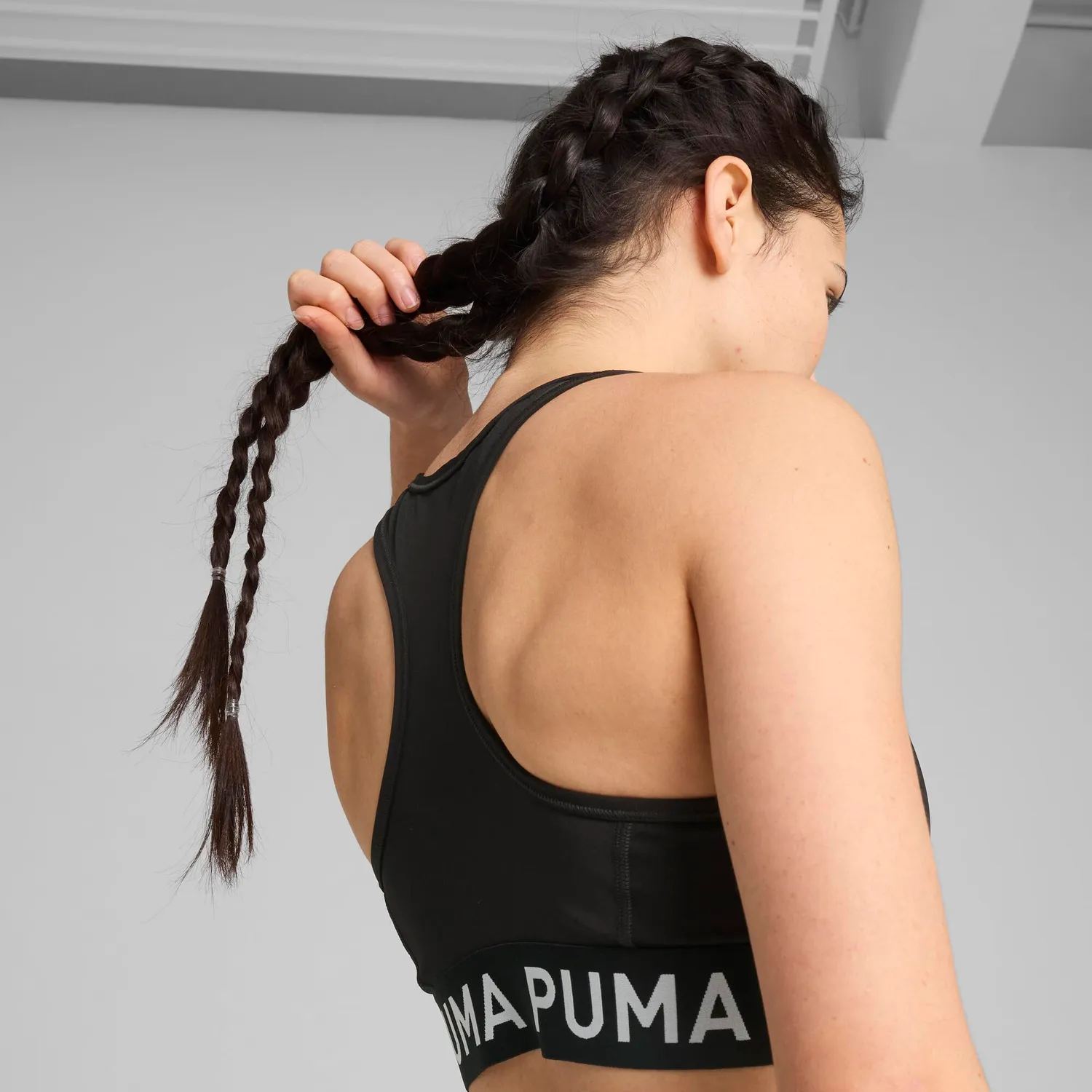 Puma Mid Impact 4Keeps reggiseno sportivo donna nero S