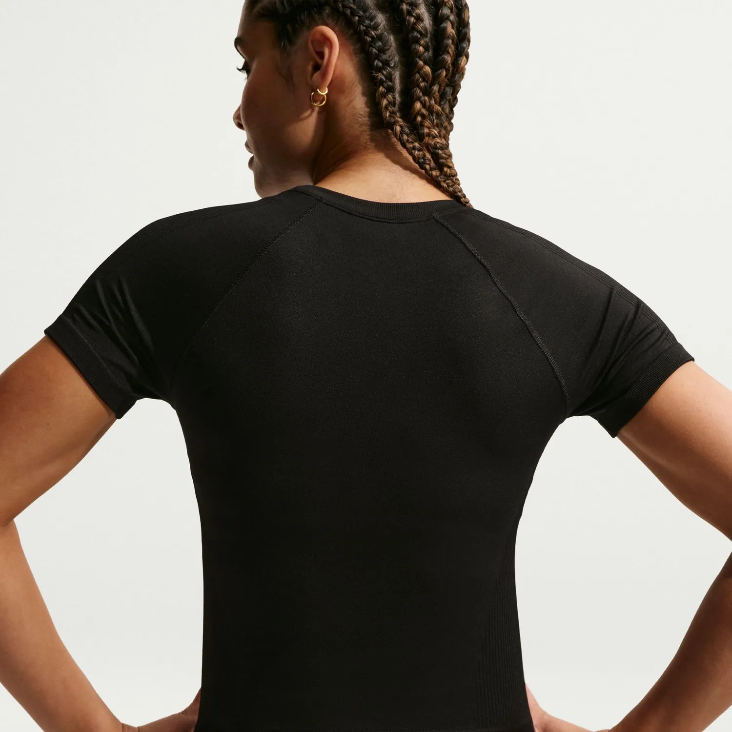 Nike Pro Seamless T-shirt Donna XXS Nera Dri-Fit