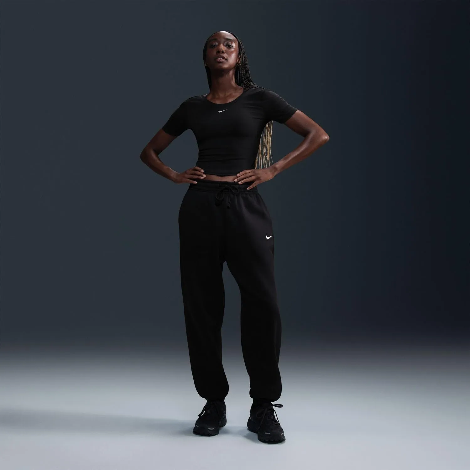 Nike W NSW Phnx FLC HR OS Pant 2 pantaloni donna fleece
