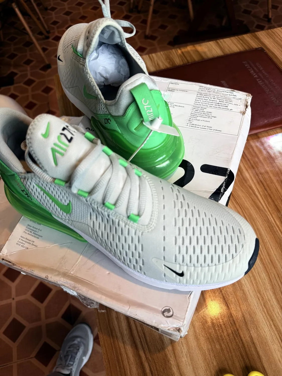 Nike Air Max 270 scarpe 36.5 nero antracite