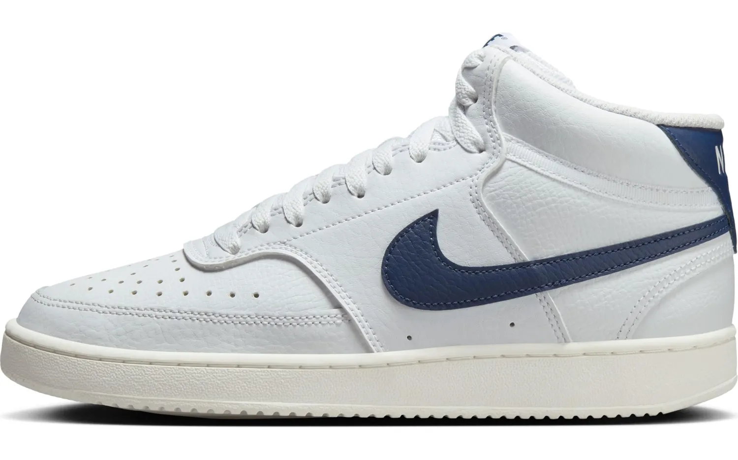Nike Court Vision Mid sneakers bianche pelle