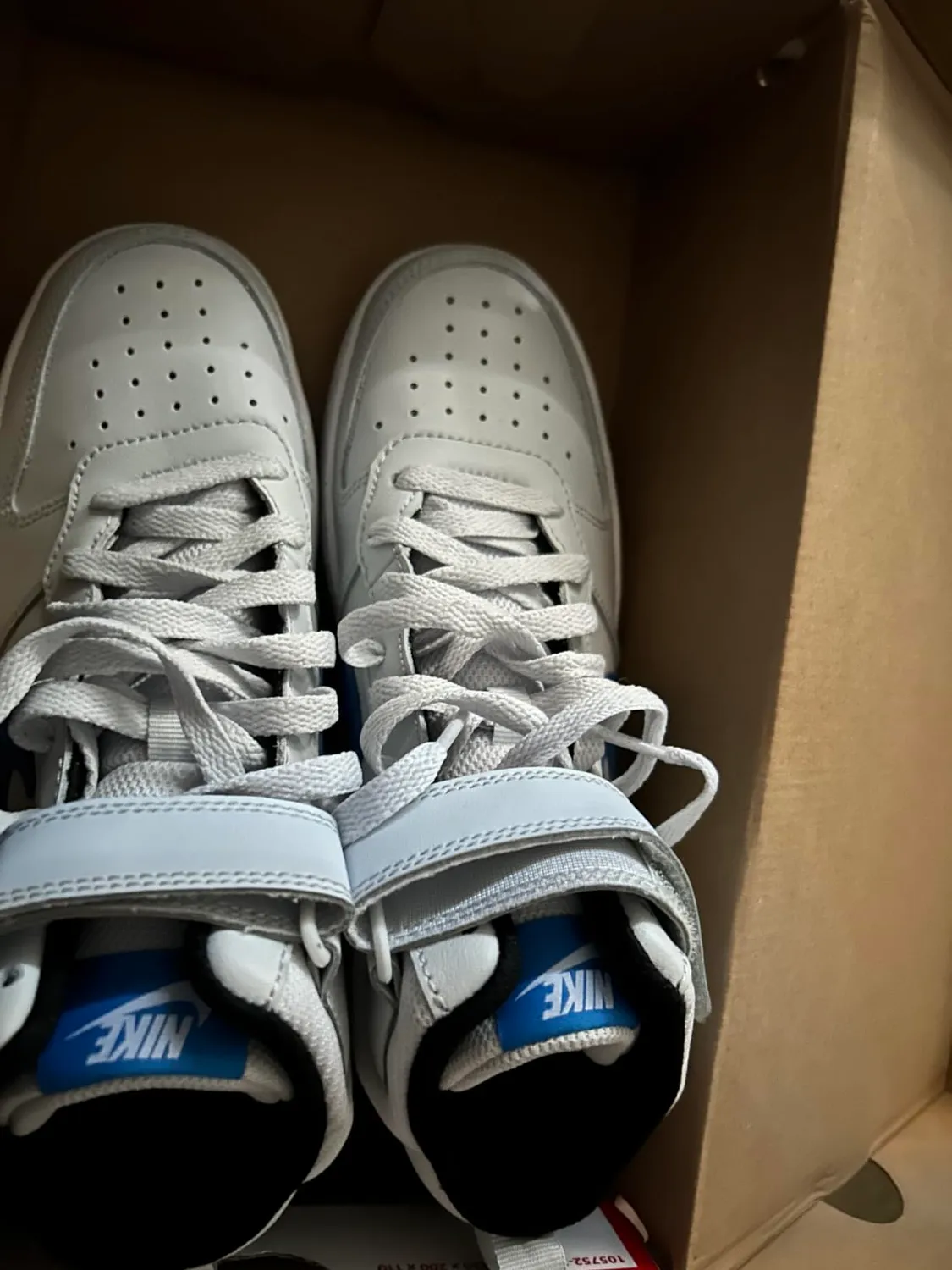 Nike Court Borough Mid 2 sneakers bimbo bianche 31.5