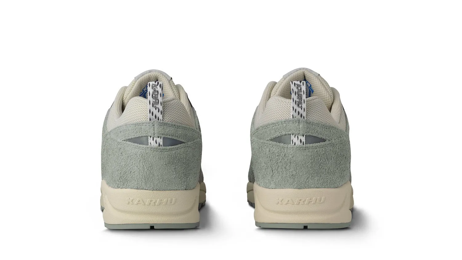 Karhu Fusion 2.0 scarpe Aqua Gray Blanc de Blanc chiare