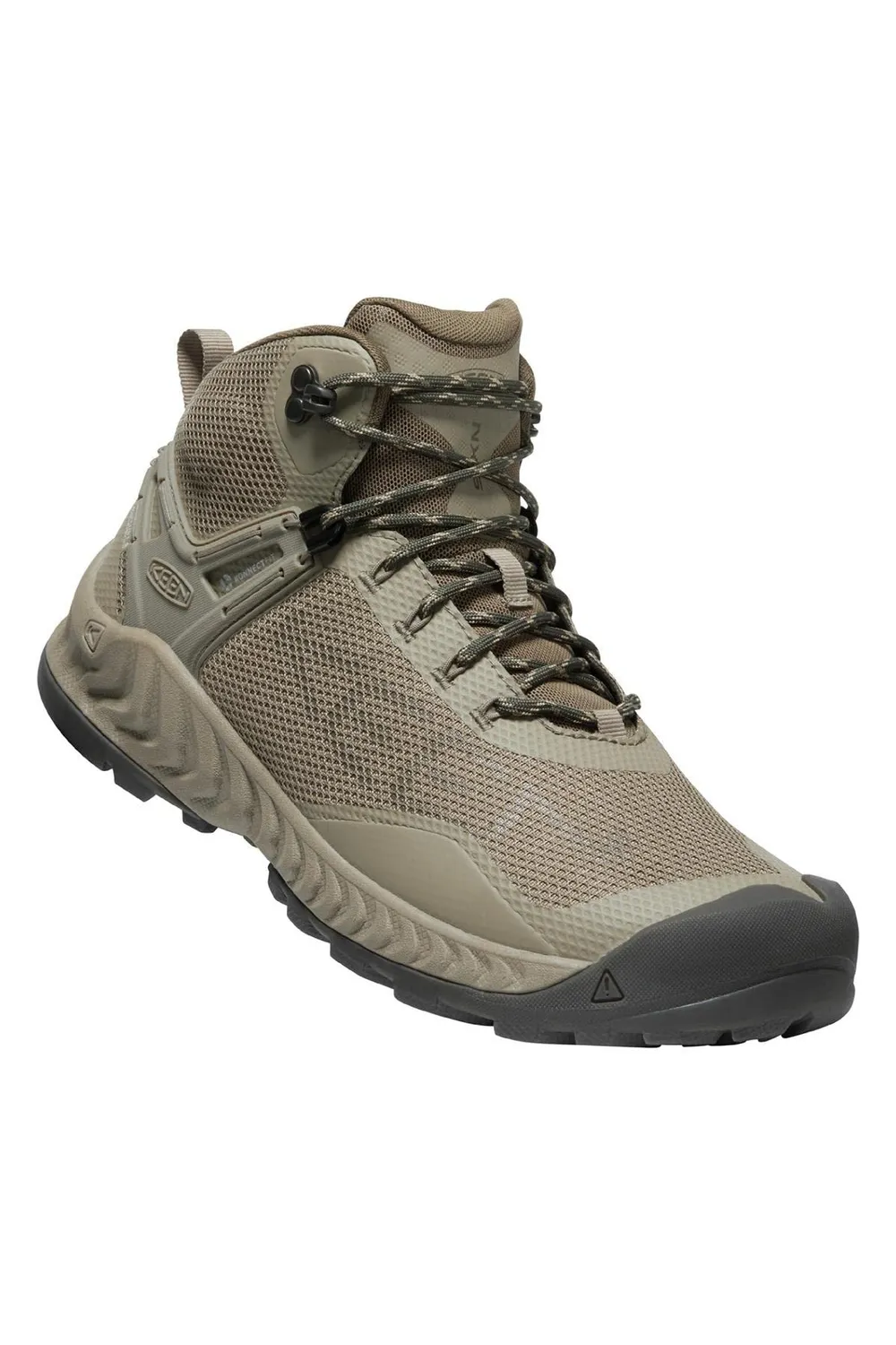 KEEN Nxis Evo Mid Waterproof scarponi uomo Triple Black