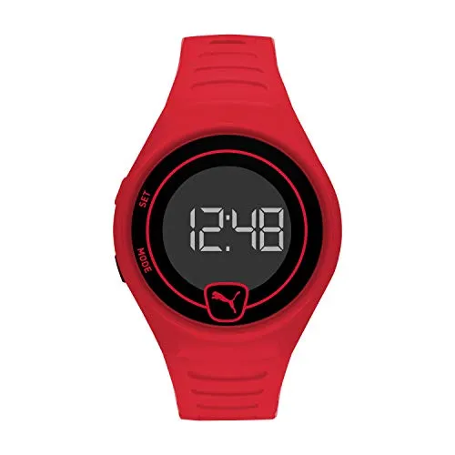 Puma P5029 orologio uomo quarzo nero cinturino rosso