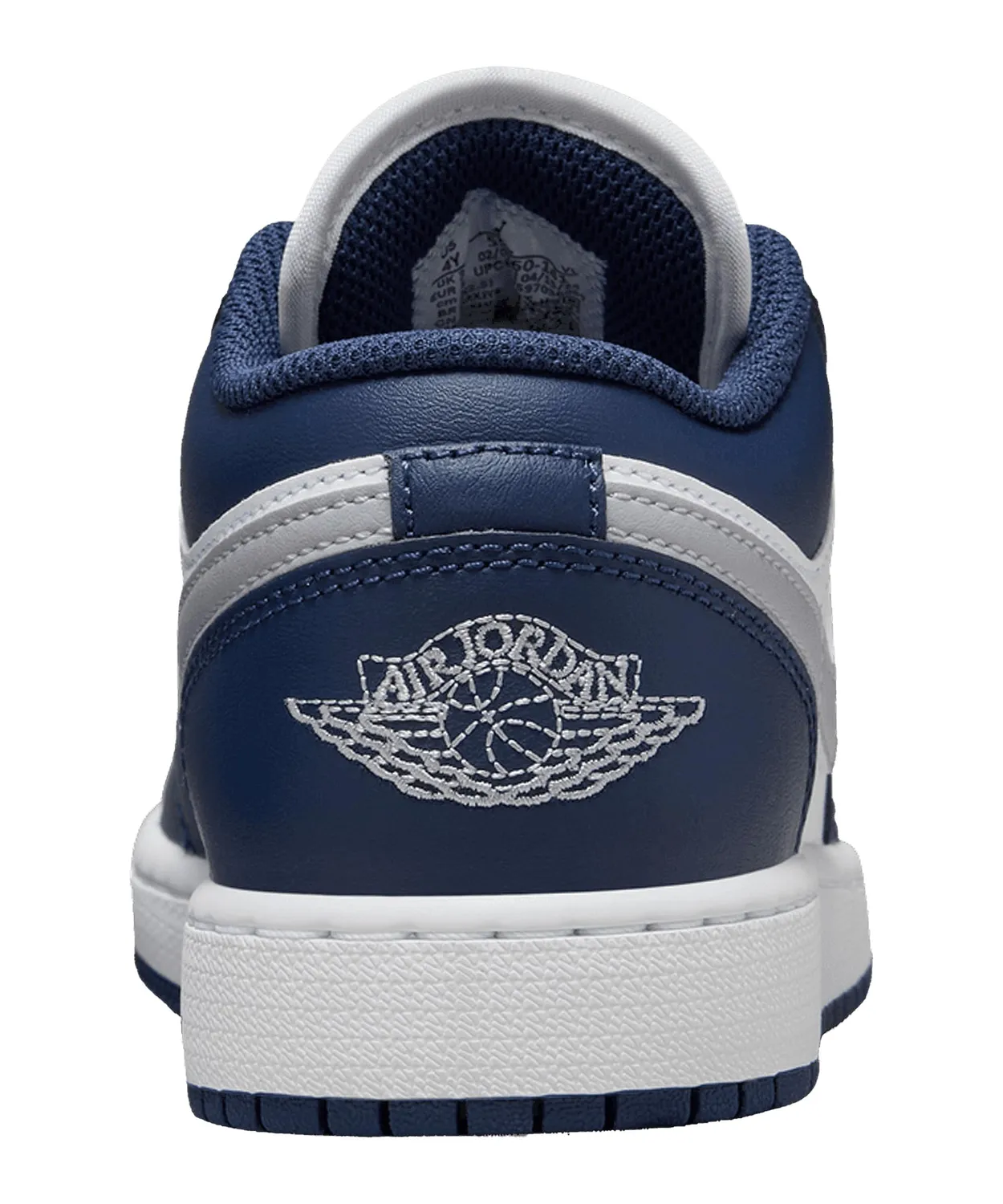 Nike Air Jordan 1 Basso GS scarpe ragazzo bianche 4 UK