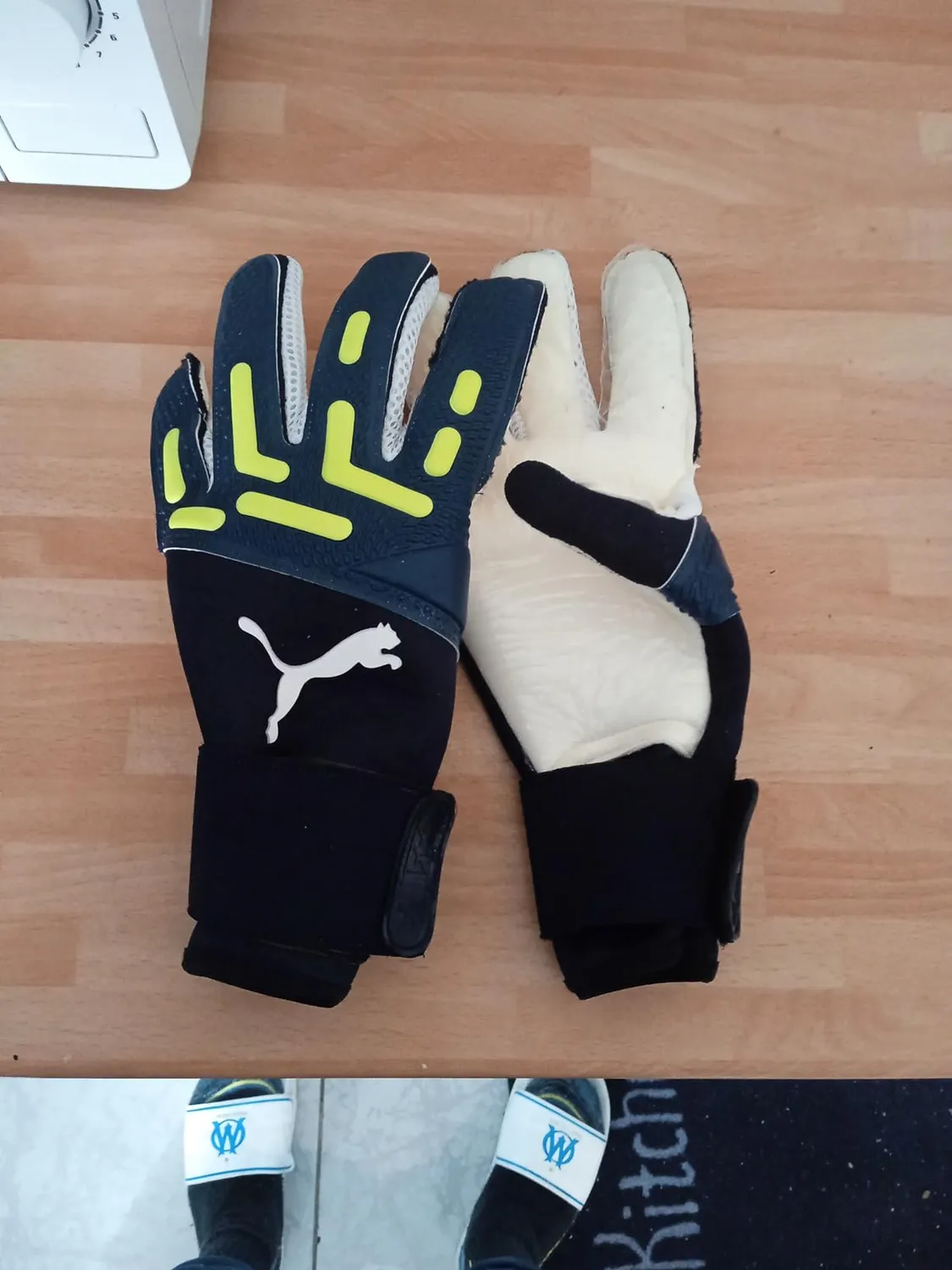 Puma Future Pro Hybrid guanti portiere bianchi presa