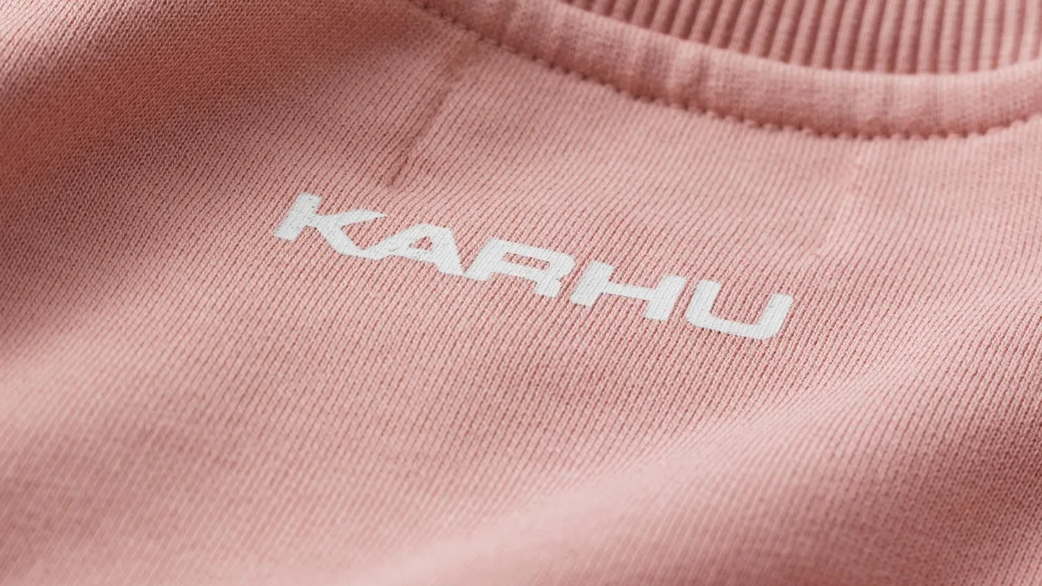 Karhu Classic Chest Logo felpa cotone rosa 400 g