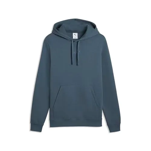 PUMA Ess Small No.1 Logo Felpa Cappuccio Uomo XL Blu