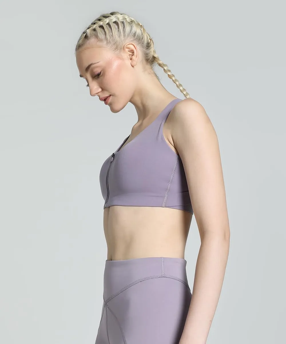 Puma PWR Shapeluxe Bra top sportivo donna rosa pale plum