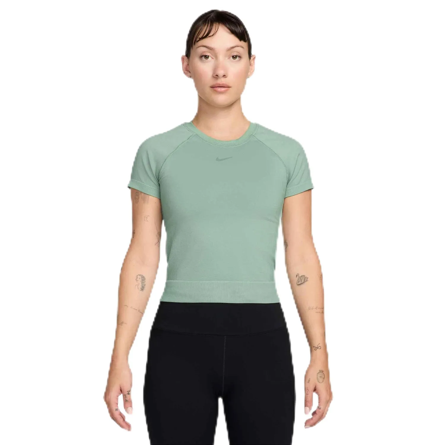 Nike Dri-FIT t-shirt donna work blue manica corta