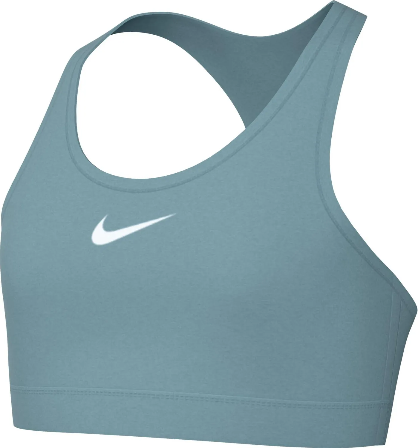 Nike Swoosh Bra Sportivo Bambina Bianco Traspirante