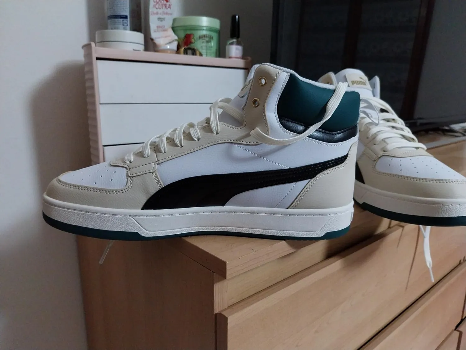 Puma Caven Mid sneakers unisex alte bianche