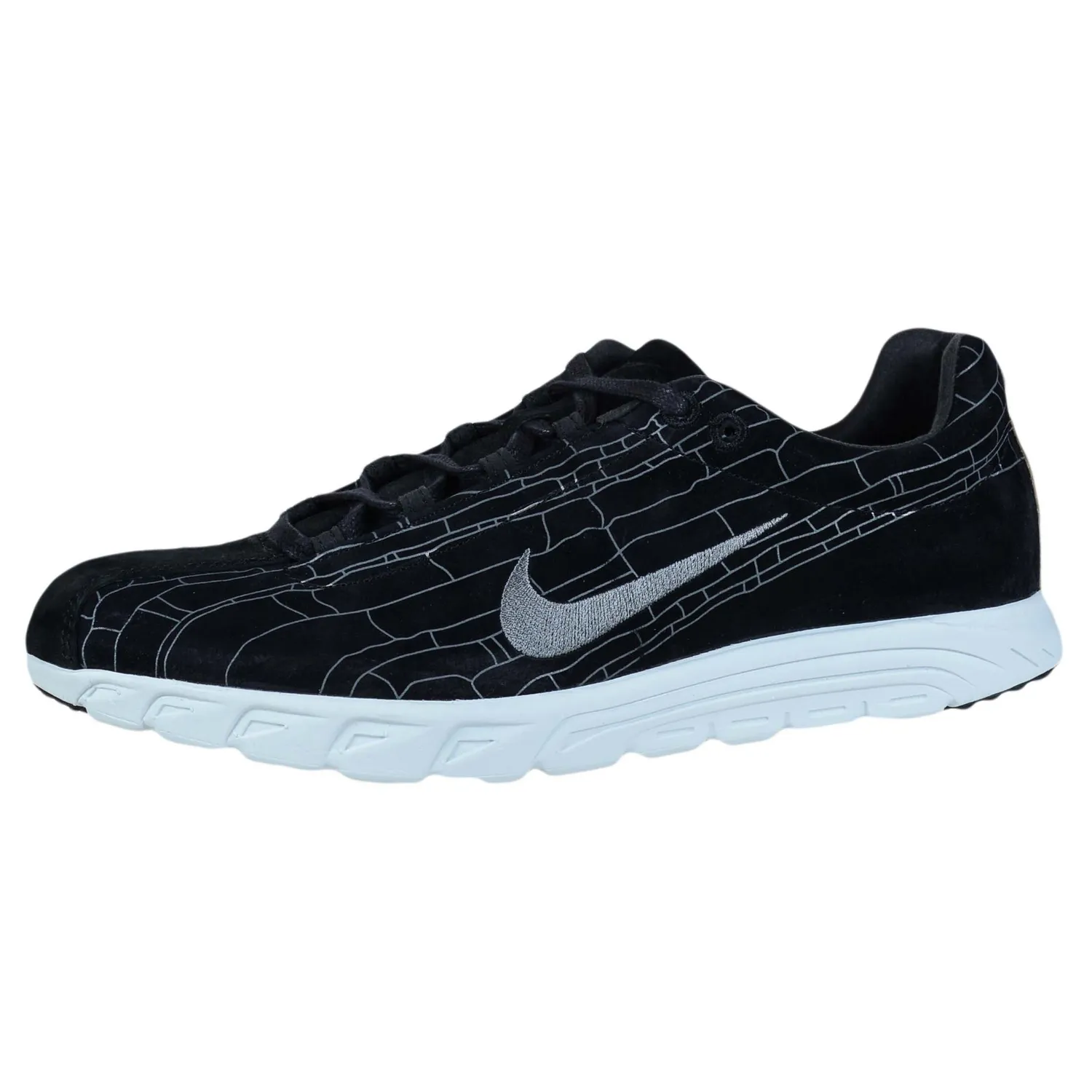 Nike Mayfly Leather PRM 816548-003 sneakers nere pelle