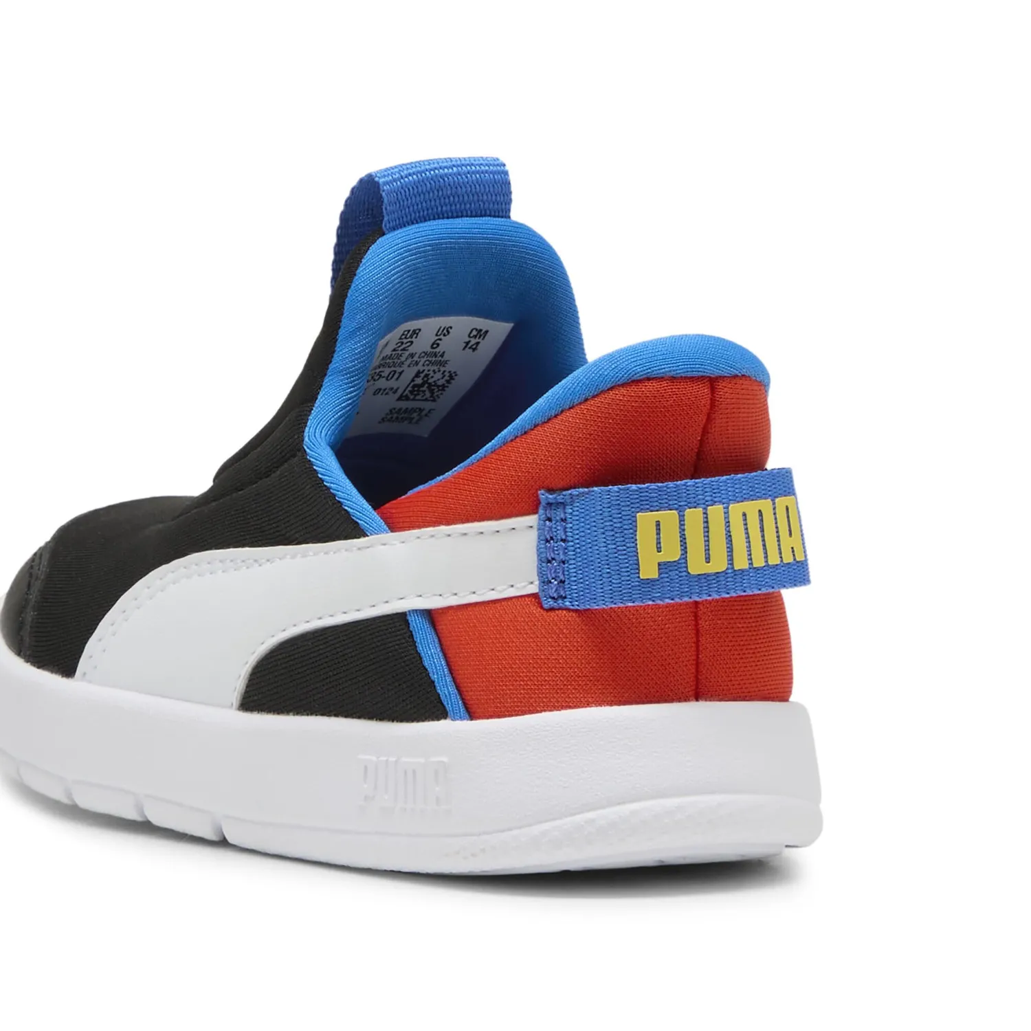 Puma Courtflex V3 Sliptech scarpe bimbo 0-24 nera