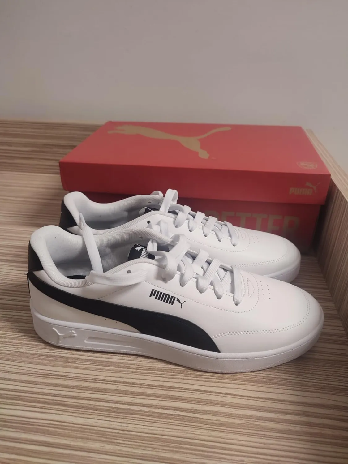 Puma Court Classic Clean sneakers unisex bianche casual