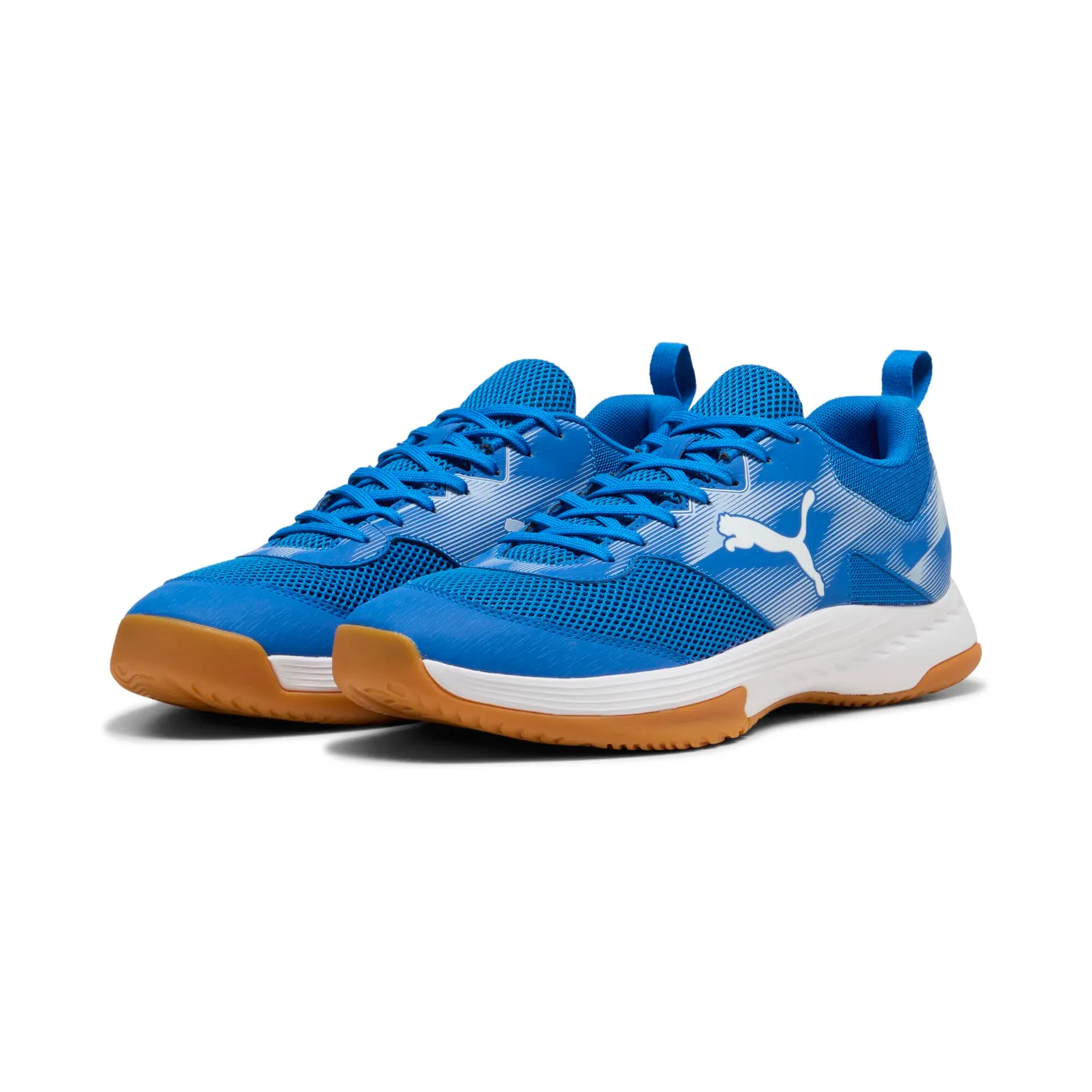 Puma Varion 3 Scarpe Indoor Unisex Basket Bianco Blu