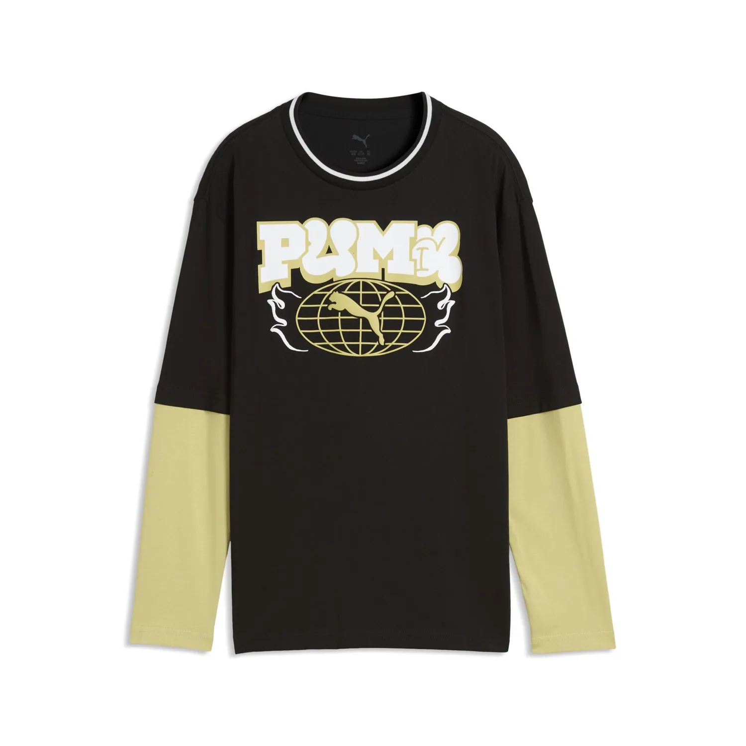 Puma Mid90s Relaxed Layered Longsleeve Tee B maglia bambino
